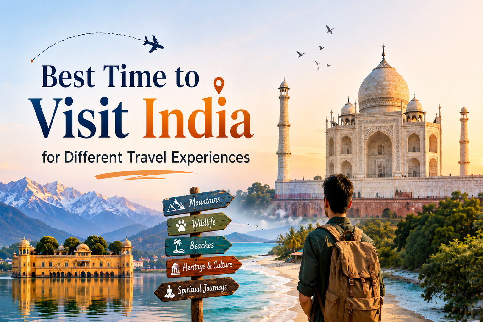 Beste Reisezeit für Indien für verschiedene Reiseerlebnisse